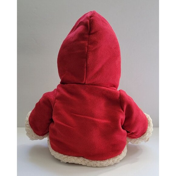 Animal Adventure 2008 Brown Teddy Bear Red Coat Plush Stuffed Animal 15" Rare - Picture 3 of 10